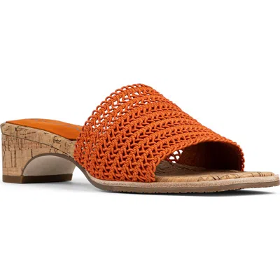 Donald Pliner Clodie Slide Sandal In Orange