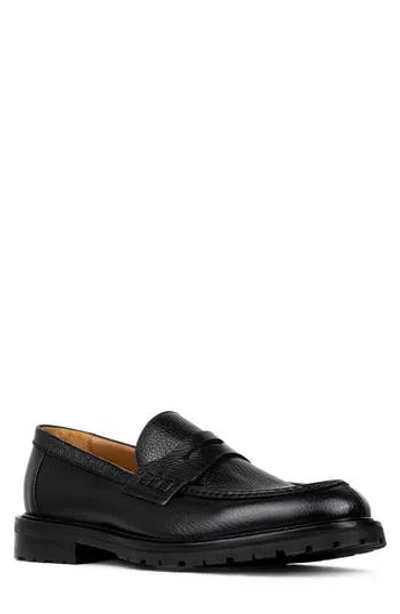 Donald Pliner Clydetc Lug Bottom Loafer In Black