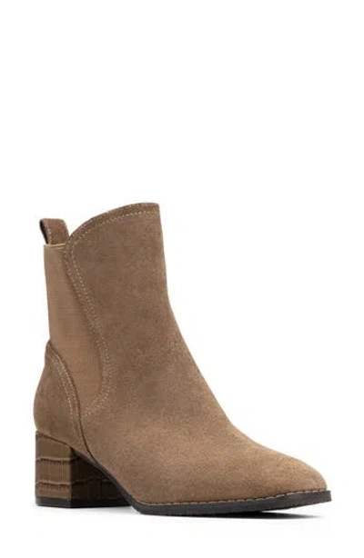 Donald Pliner Contrast Block Heel Boot In Multi