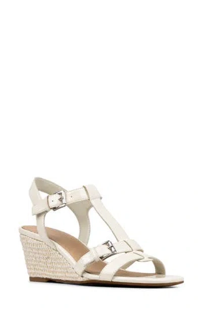 Donald Pliner Crisscross Slide Sandal In White