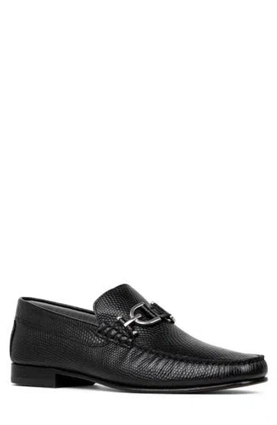 Donald Pliner Dacio Bit Loafer In Black