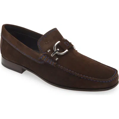 Donald Pliner Dacio Bit Loafer In Expresso