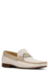 Donald Pliner Men's Dacio 4 Canvas-leather Loafers In Off White