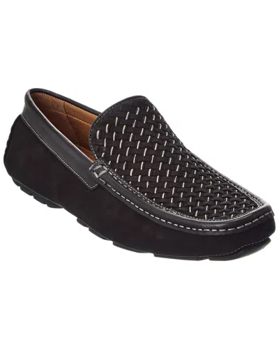 Donald Pliner Damiano Leather Loafer In Black