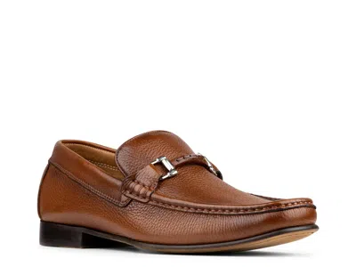 Donald Pliner Danner Tumbled Leather Loafer In Brown