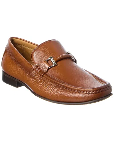 Donald Pliner Danner Tumbled Leather Loafer In Brown