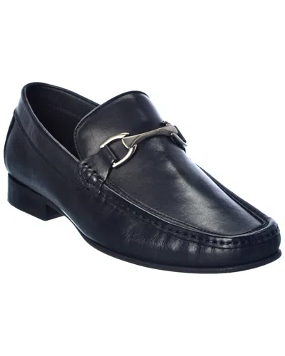 Donald Pliner Dannie Leather Loafer In Black