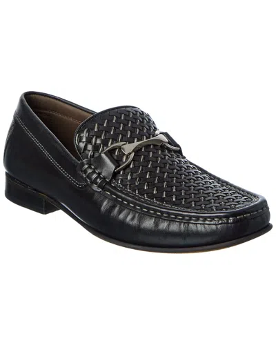 Donald Pliner Dannie Woven Leather Loafer In Multi