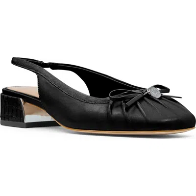 Donald Pliner Dara Slingback Square Toe Pump In Black