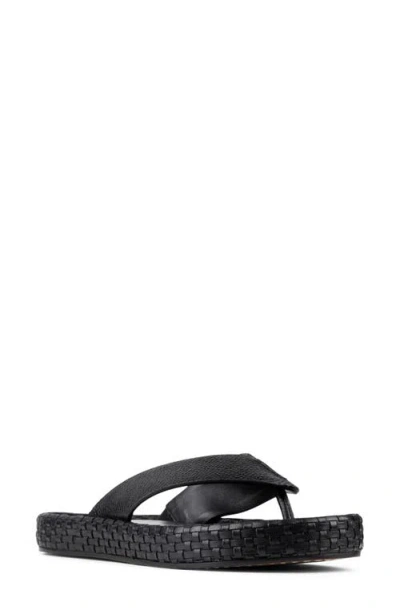 Donald Pliner Dasara Platform Flip Flop In Black