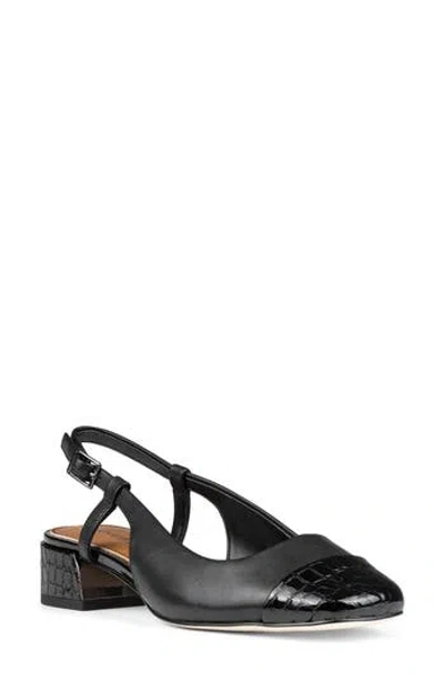 DONALD PLINER DONALD PLINER DAVINA SLINGBACK CAP TOE PUMP
