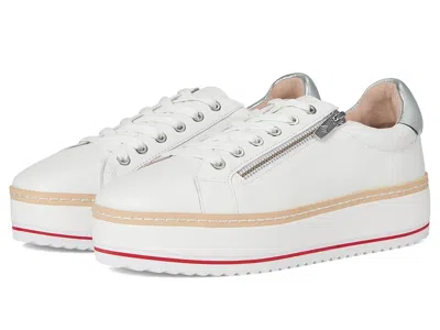 Donald Pliner Women Dew Platform Sneaker In White In Multi