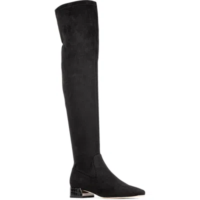 Donald Pliner Dolores Over The Knee Boot In Black