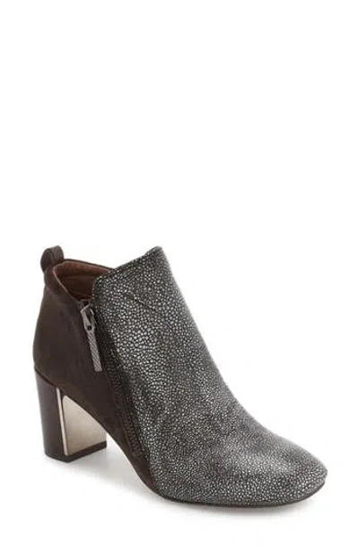 Donald Pliner Donald J Pliner 'coralie' Bootie In Bronze/chocolate Leather