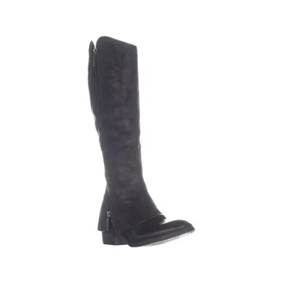 Pre-owned Donald Pliner Donald J Pliner Devi Women Reverse Calf Boots Org. $398 In Black