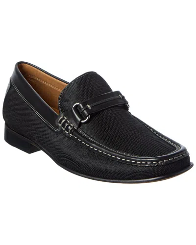 Donald Pliner Donnien Leather & Nylon Loafer In Black