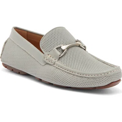 Donald Pliner Dorion Bit Loafer In Light Grey