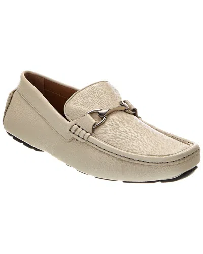 Donald Pliner Dorion Leather Loafer In White