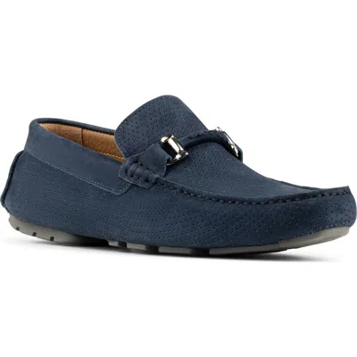 Donald Pliner Drexel Moc Toe Loafer In Blue