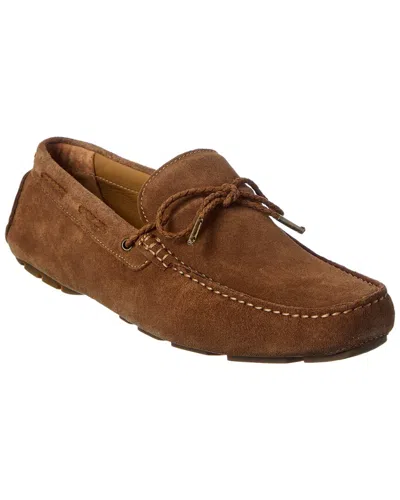 Donald Pliner Dutton02 Suede Driver In Brown