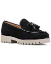Donald Pliner Eclipse Suede Loafer In Black