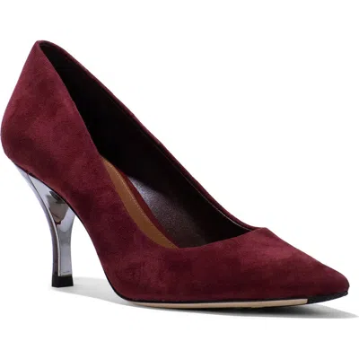 Donald Pliner Elexa Pointed Toe Pump In Cherry