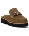 Donald Pliner Elta Suede Mule In Brown