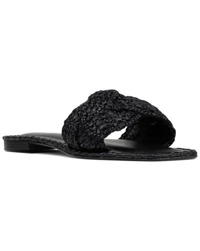 Donald Pliner Ema Leather Sandal In Black