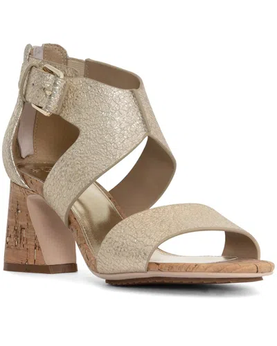 Donald Pliner Esma Leather Sandal In Beige