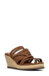 Donald Pliner Espadrille Wedge Sandal In Saddle