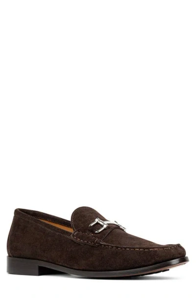 Donald Pliner Evanston Bit Loafer In Chocolate