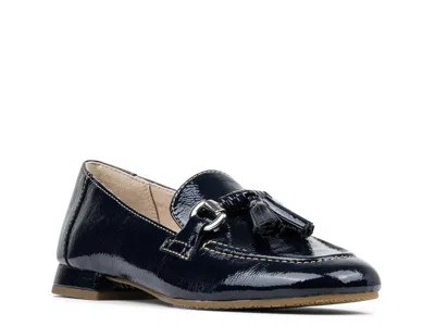 Donald Pliner Tassel Loafer In Blue