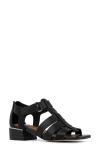 Donald Pliner Falesia Block Heel Fisherman Sandal In Black