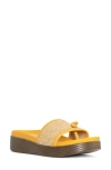 Donald Pliner Farrah Platform Sandal In Sungold