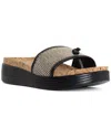 Shop Donald Pliner Farrah Sandal In Black