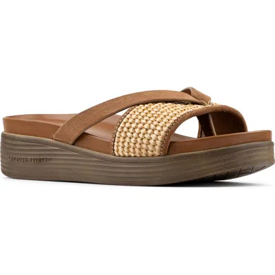 Donald Pliner Farrahst Platform Wedge Sandal In Brown