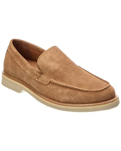 Donald Pliner Fifer Suede Loafer In Brown
