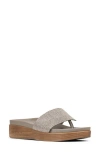 Donald Pliner Tf Dnu  Gal Leather Sandal In Taupe