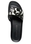 Donald Pliner Fifi Sandal In Nat/black Brocade In Multi
