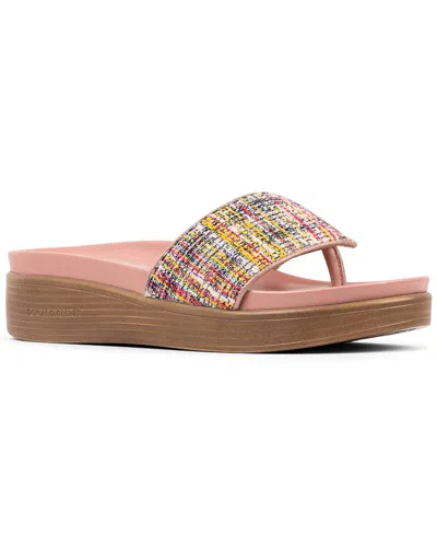Donald Pliner Fifisp Leather Footbed Sandal In Multi