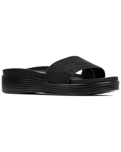 Donald Pliner Fiji Leather Sandal In Black