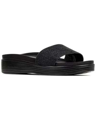 Donald Pliner Fiji Leather Sandal In Black