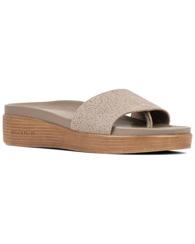 Donald Pliner Fiji Leather Sandal In Beige