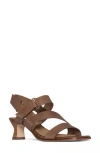 Donald Pliner Fisherman Kitten Heel Sandal In Brown