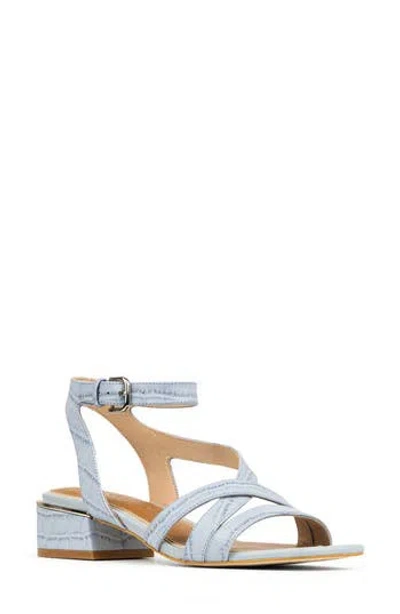 Donald Pliner Frannie Ankle Strap Sandal In Blue