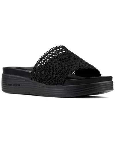 Donald Pliner Frou Platform Wedge Sandal In Black
