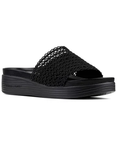 Donald Pliner Frou Platform Wedge Sandal In Black
