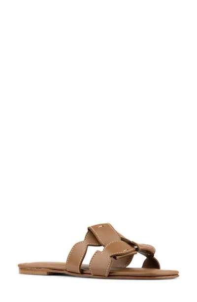 Donald Pliner Gabrey Slide Sandal In Brown