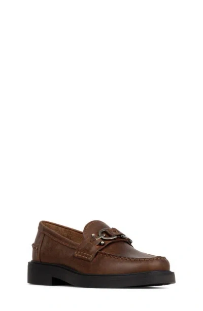 Donald Pliner Galilee Bit Loafer In Brown