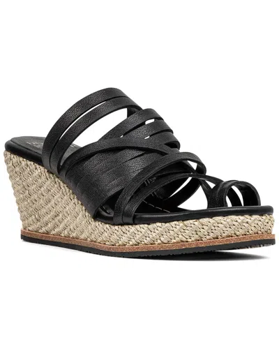 Donald Pliner Gallore Leather Sandal In Black